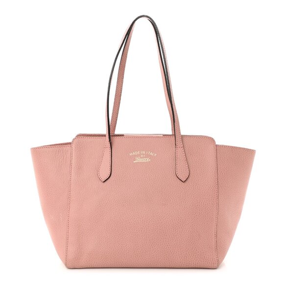 Gucci Handbags - AUTHENTIC GUCCI Pink Leather Tote Bag